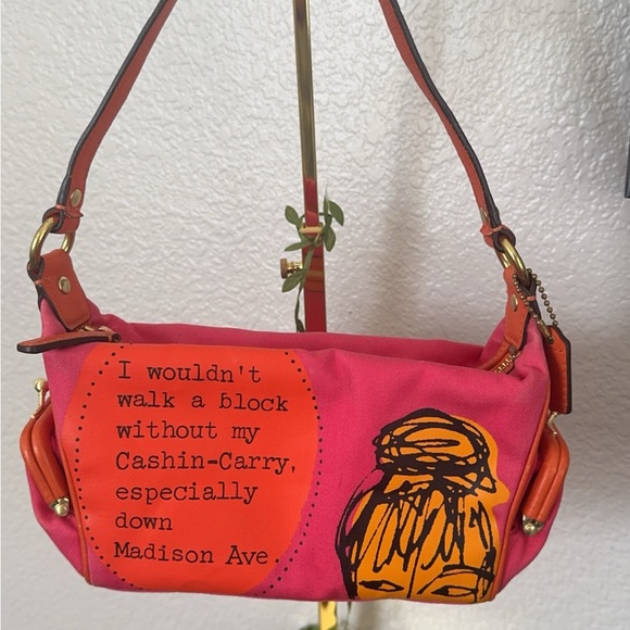 Coach Handbags - Coach Bonnie Cashin Pink Kisslock Bag
